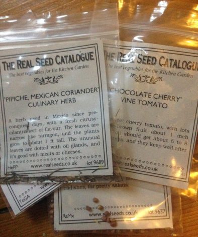 Seeds from the Real Seed Catalogue